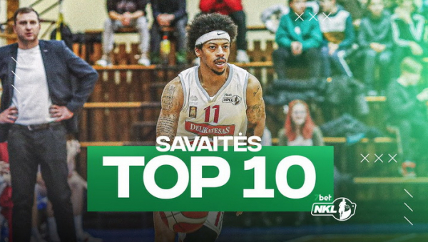 Pamatykite: NKL pirmosios savaitės TOP 10 (VIDEO)